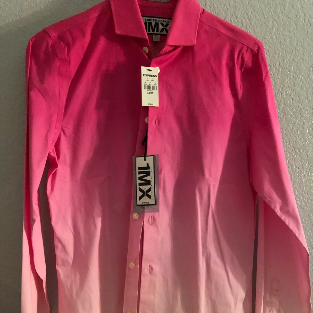 Slim Fit Express, Ombré pink & lighter pink.